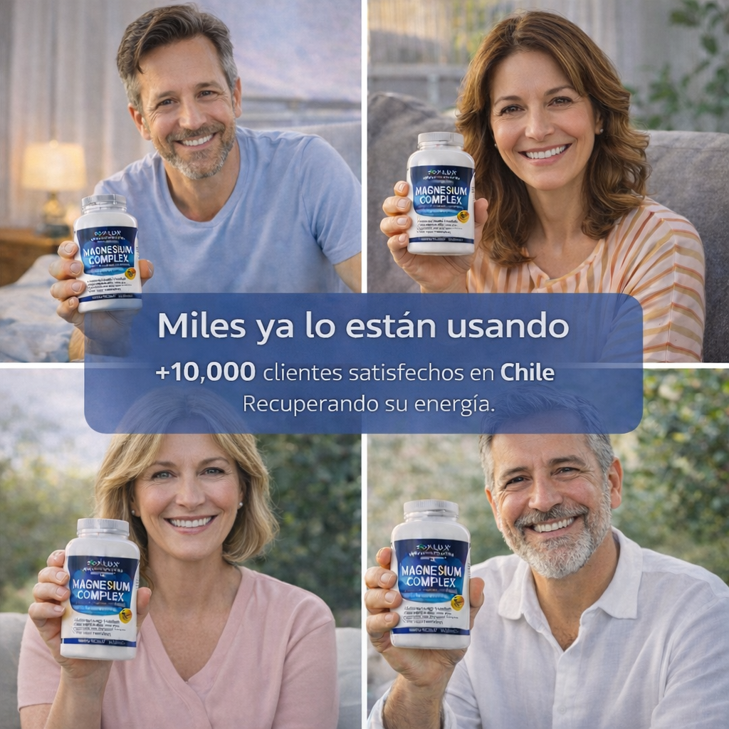 Magnesio Ultra 8 en 1 - Energía, descanso y calma en una sola cápsula